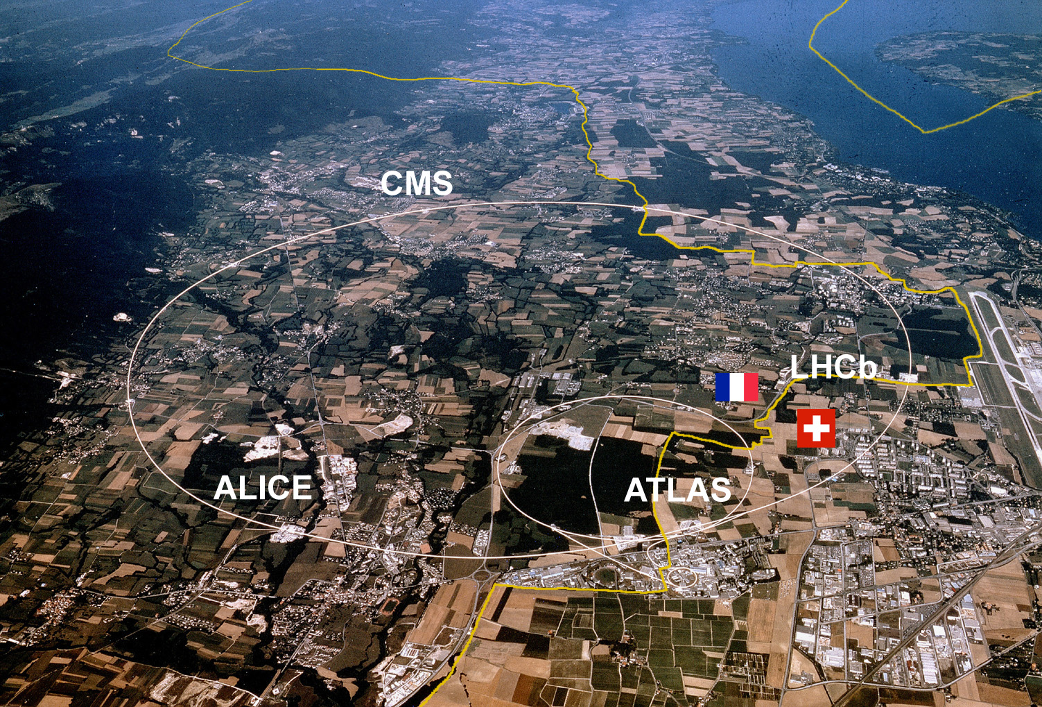 Large Hadron Collider Map
